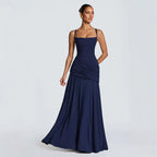 Backless High Waisted Dress