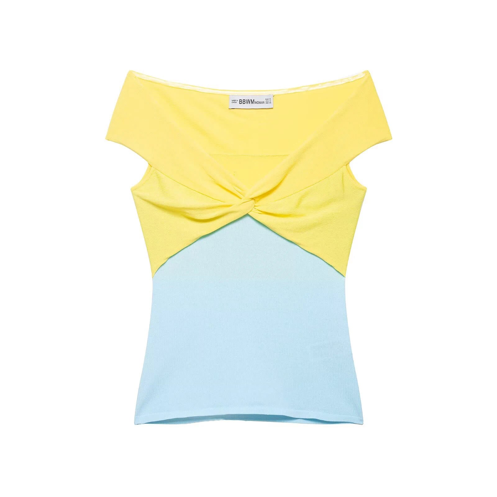 Breeze Knit Top With Knot Detail For A Silky Slim Fit