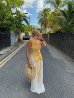 Boho Asymmetric Ruffled One Shoulder Top
