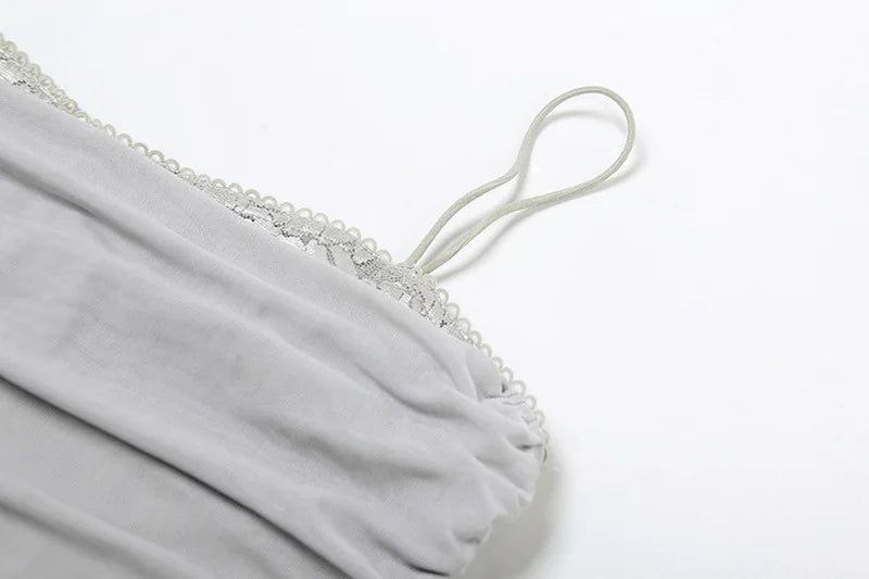 Elegant Maxi Spaghetti Strap Party Dress With Netting Waist-Hugging Fit