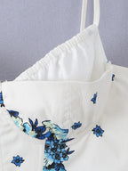 Boho Floral Dream Two Piece Set With Corset Wrap And Wide Leg Pants