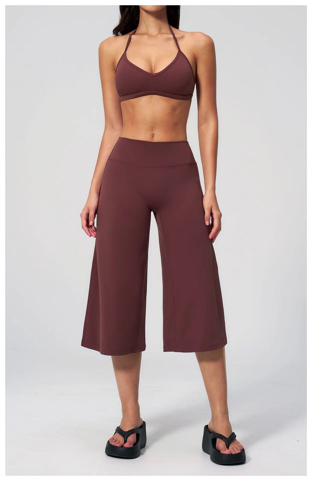 High Waist Wide Leg Yoga Pants For All Day Comfort