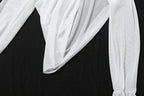 Sheer 2-Piece Turtleneck Crop Top & Skirt Set