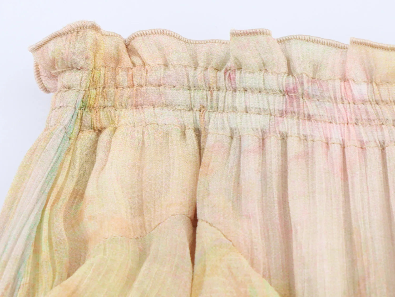 Boho Gradient Tiered Skirt With Ruffles Elegant Long Hippie Style