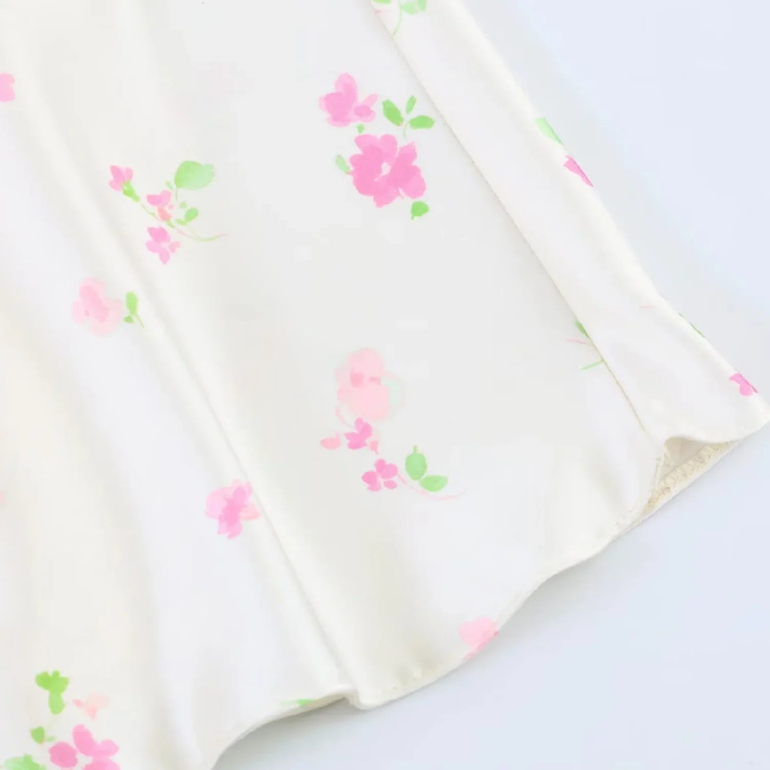 Airy Neck Collar Flowy A Line Dress With Printed Waist For Summer Elegance Light Dress
