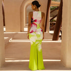 Floral Sleeveless Maxi Dress