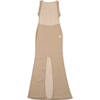 See Through Glitter Backless Dress l