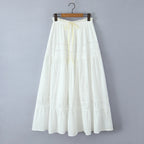 White Lace 2-Piece Maxi Skirt Set