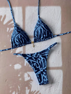 Flirty Leopard Print Push Up Bikini Set