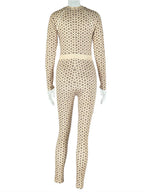 Bold Print Jumpsuit With Color Blocking Patchwork Zip Front