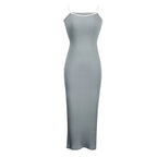 Backless Bodycon Maxi Dress