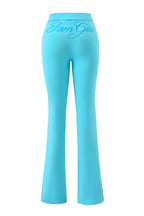 Two Piece Slim Fit Letter Print Hooded Zipper Jacket And Pants Set Open Thread Design