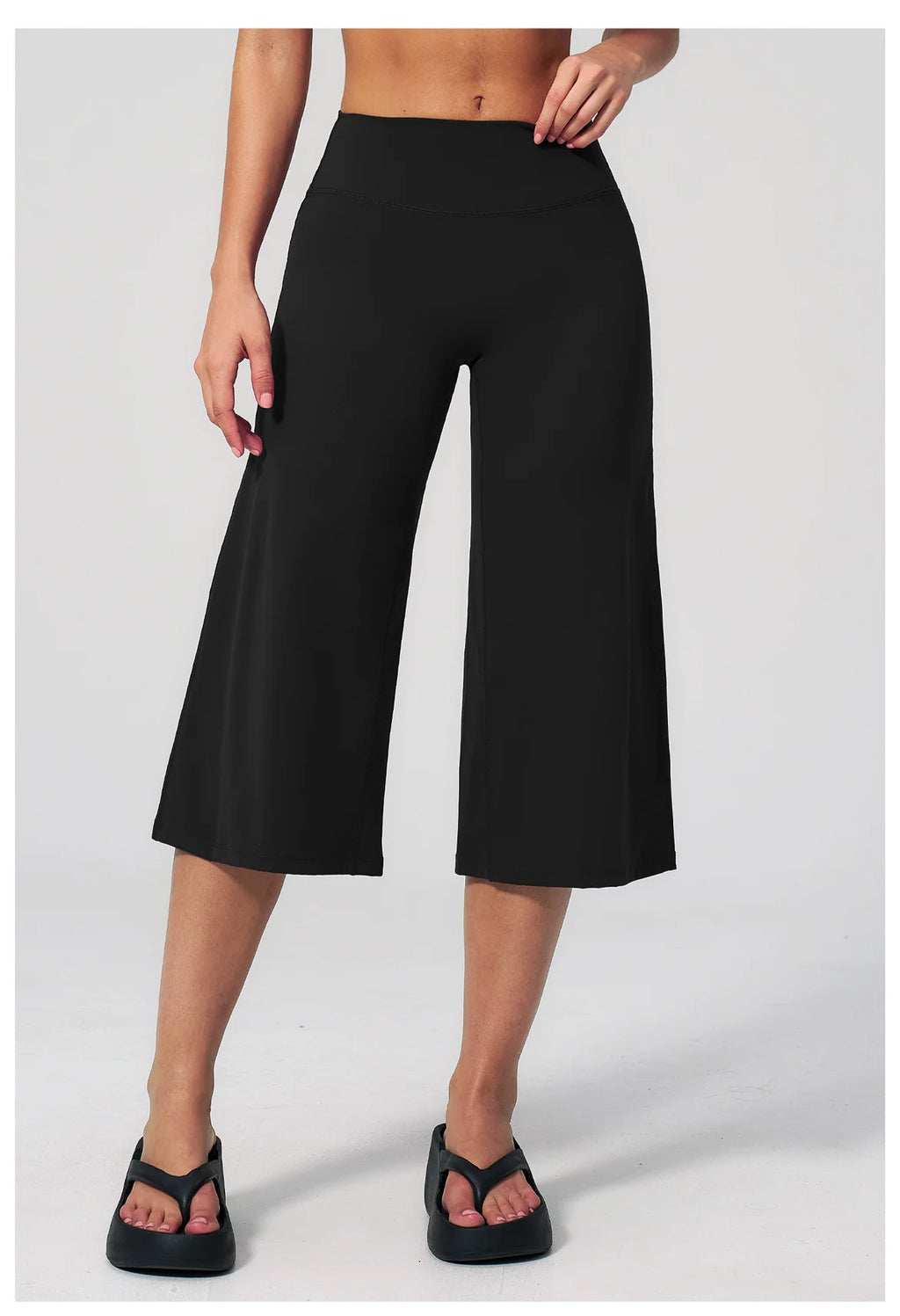 High Waist Wide Leg Yoga Pants For All Day Comfort