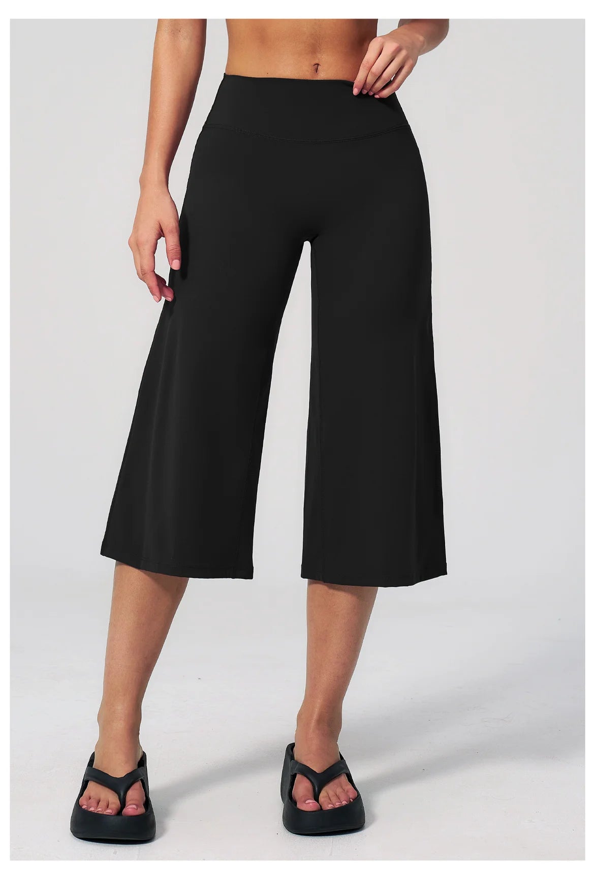 High Waist Wide Leg Yoga Pants For All Day Comfort