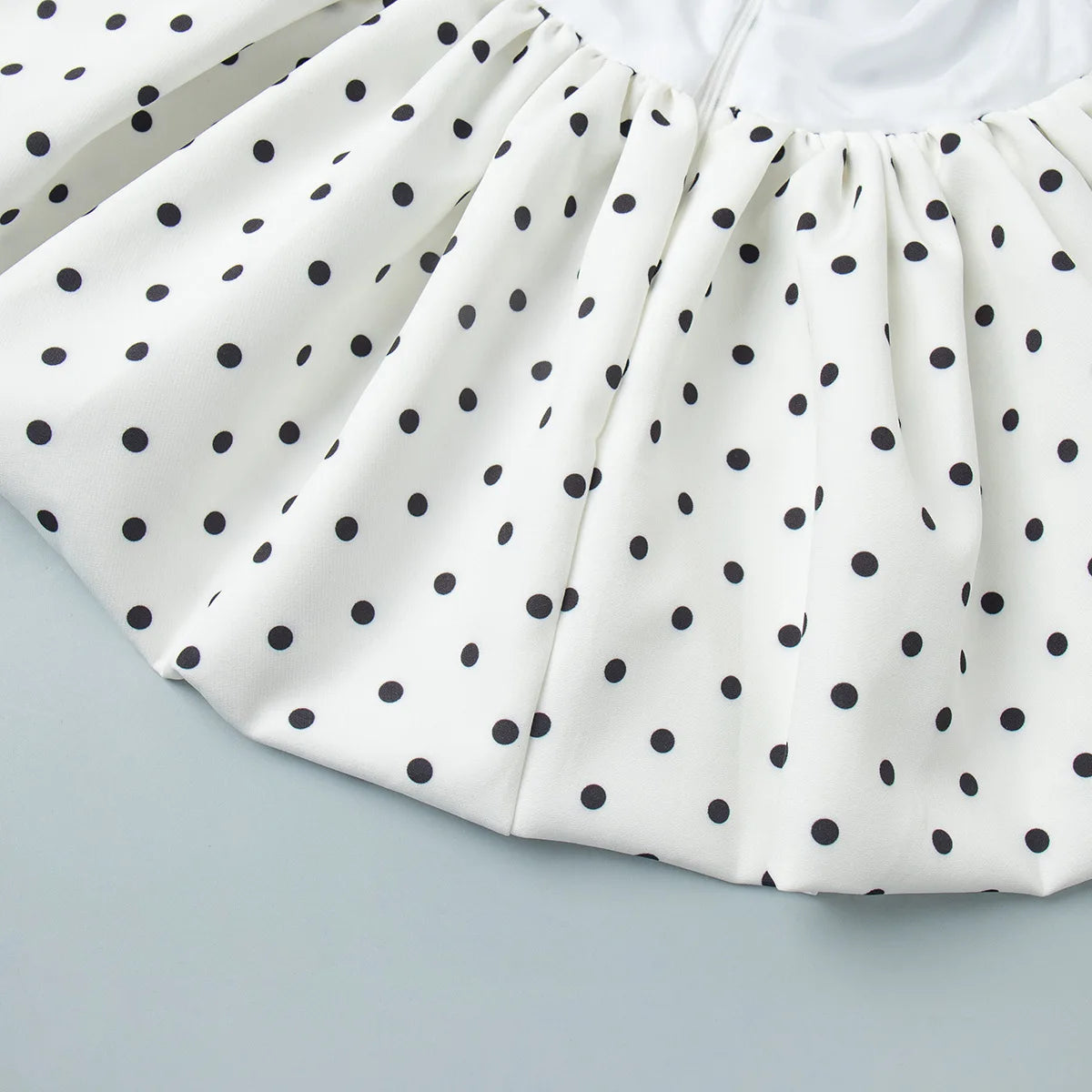 Dot Print Halter Top Set With Wide Leg Pants