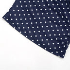 Vintage Polka Dot Two Piece Set Strapless Tube Top And Capri Pants