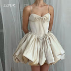 Sweetheart Silk Satin Mini Dress With Elegant A Line Silhouette For Evening Or Cocktail Occasions