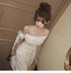 Knot Tie One Shoulder Vest Crop Top