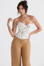 Women's Fashion Lace Spice Sling Vest Fishbone Top