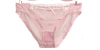 Lace Set With Embroidered Details Two-piece Sheer Push Up Bra And Matching Briefs