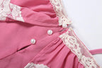 Sweet Style Patchwork Lace Dress With Square Collar Backless Sleeveless Bodycon