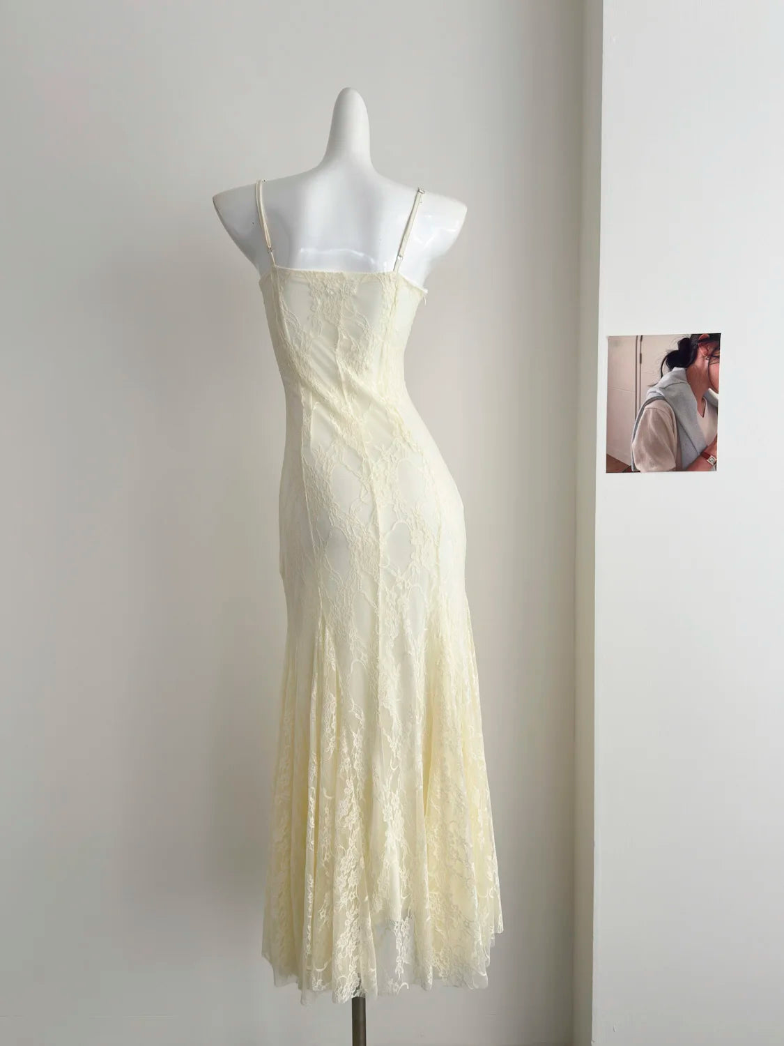 Vintage Inspired Fairy-core Lace Dress With Three Dimensional Beading