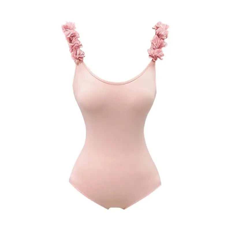 3D Flower Sweet One-Piece Swimsuit for Women
