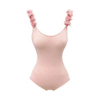3D Flower Sweet One-Piece Swimsuit for Women