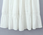White Lace 2-Piece Maxi Skirt Set