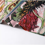 Flirty Printed Halter Backless Dress For Summer Party Chic Evening Outfits Slim High Waist