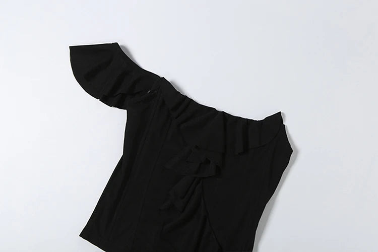 Women’s Ruffle Backless Tank Top