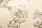 Chic Floral Embroidered Backless Maxi Dress With Low Neck And Crossback