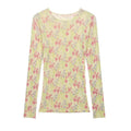 Floral Knit Top With Fresh Spring Vibe