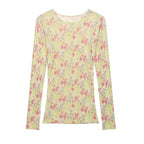 Floral Knit Top With Fresh Spring Vibe