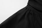 Summer Style One-line Collar Lust Chiffon Dress