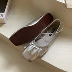 Soft Square Toe Ballet Flats Slip On For Women Casual Chic