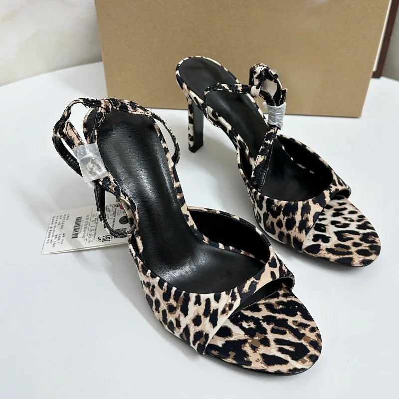 Ankle Strap Slingback High Heels