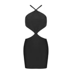 Sleeveless Hollow Out Bandage Backless Dress