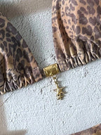 Flirty Leopard Print Push Up Bikini Set