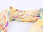 Sunlit Floral Halter Neck Maxi Dress