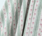 Spaghetti Strap Striped Floral Midi Dress For Women Elegant A Line