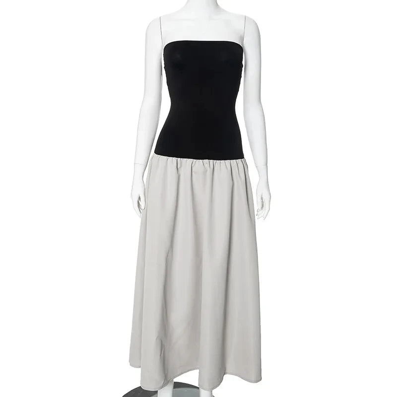Slim Fold Bodycon Backless Dress Off Shoulder Splice Mini Elegant Summer Evening Style