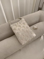 Sweet And Elegant Beaded Embroidered Party Bag With Delicate Shoulder Crossbody Strap