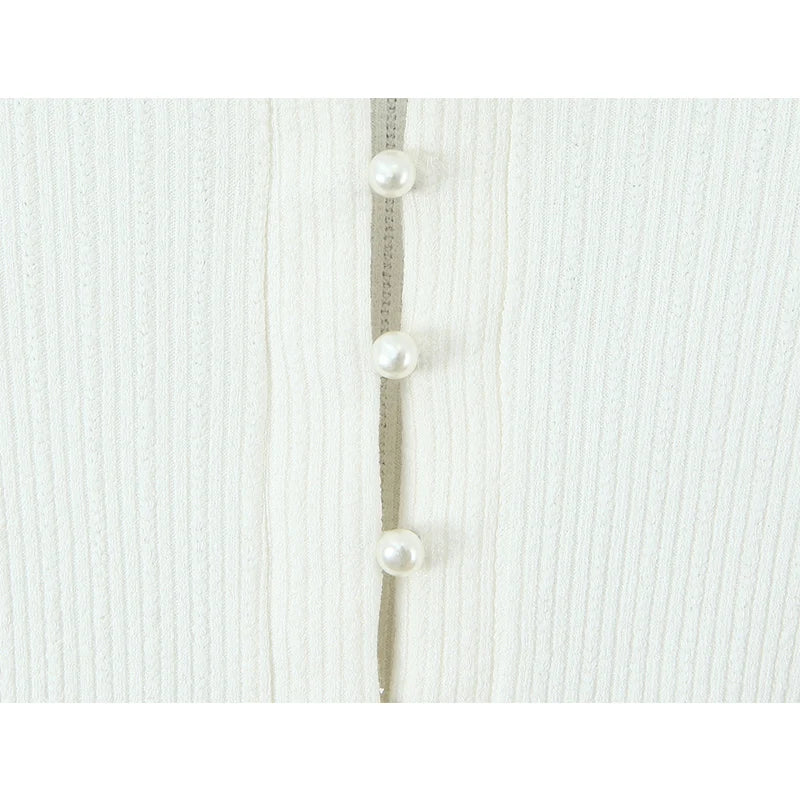 O Neck Slim White Cotton Tee For Women Short Sleeve