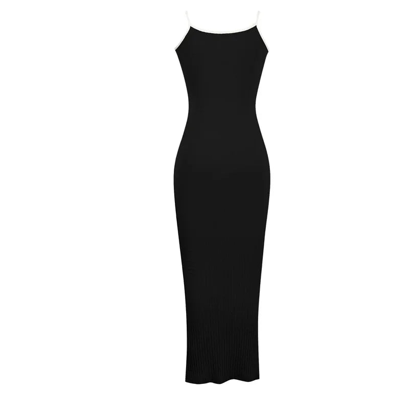 Backless Bodycon Maxi Dress