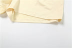Sexy Bow 2-Piece Set Women Low Chest Backless Camisole+Shorts