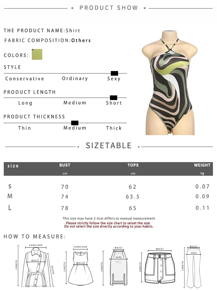 Paneled Striped Bodysuits Hipster Halter Backless Off Shoulder Slim Rompers Swimsuit