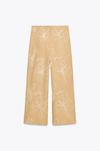 Cotton Two Piece Set For Women With Vest And Ankle Length Trousers