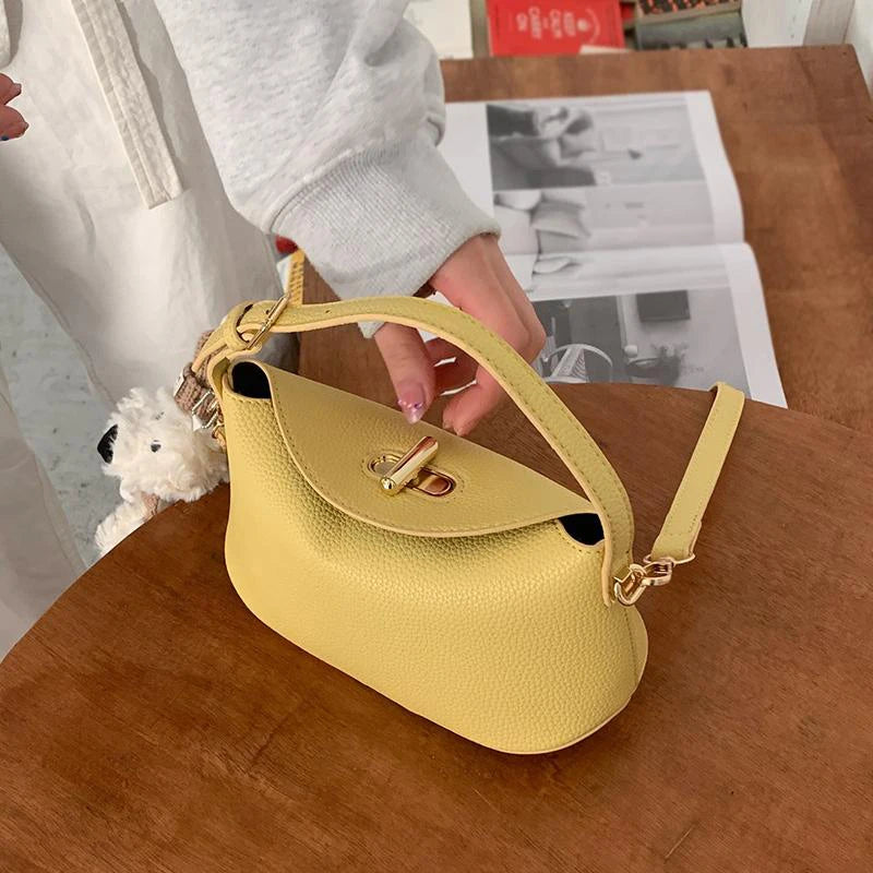 Soft Leather Bucket With Gold Button Tassel Luxe Everyday Shoulder Satchel For Women
