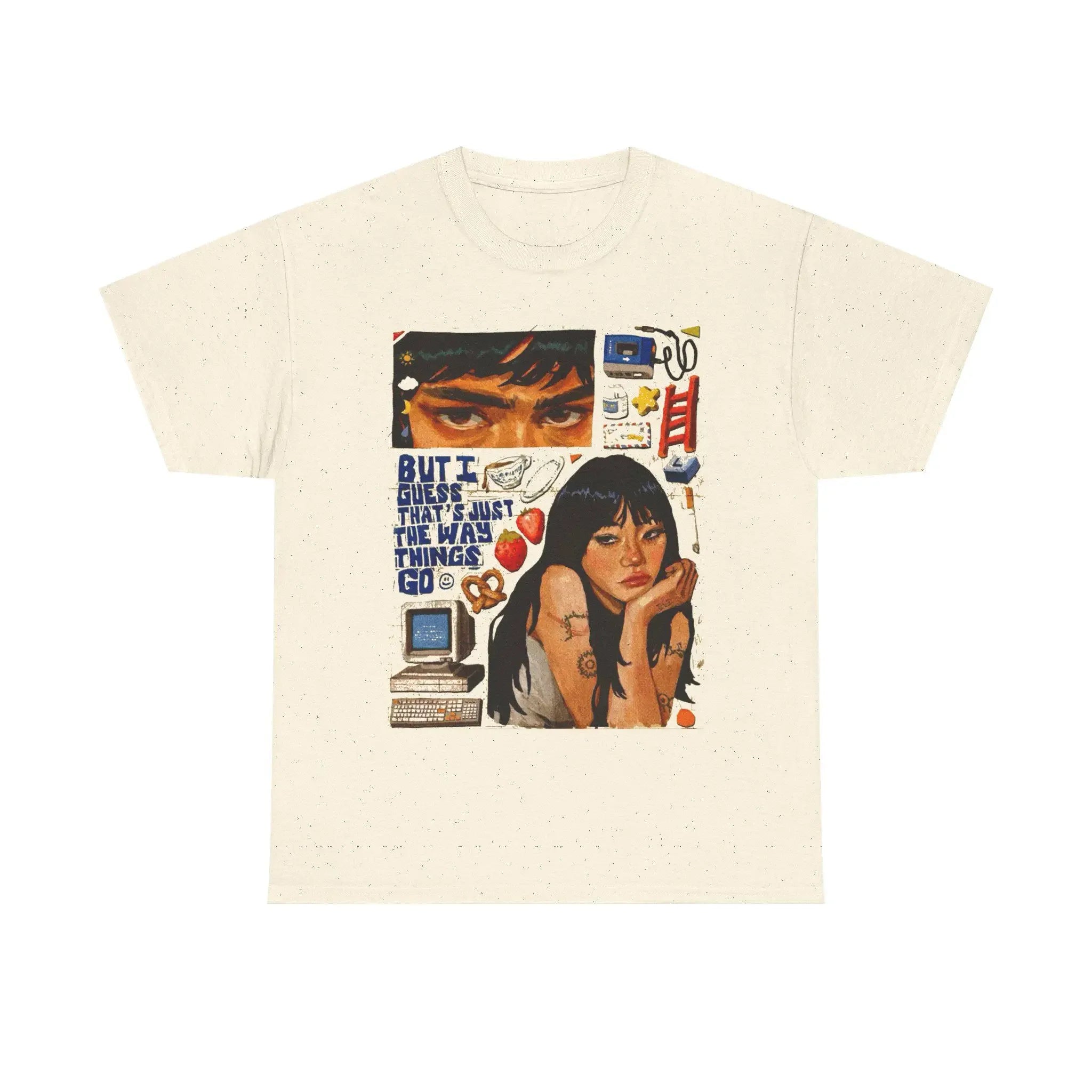 Indie Retro Graphic Tee With Vintage Aesthetic